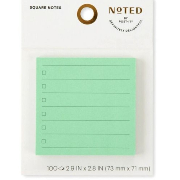 NWT Noted By Target Post It Notes for Lists - Picture 2 of 8